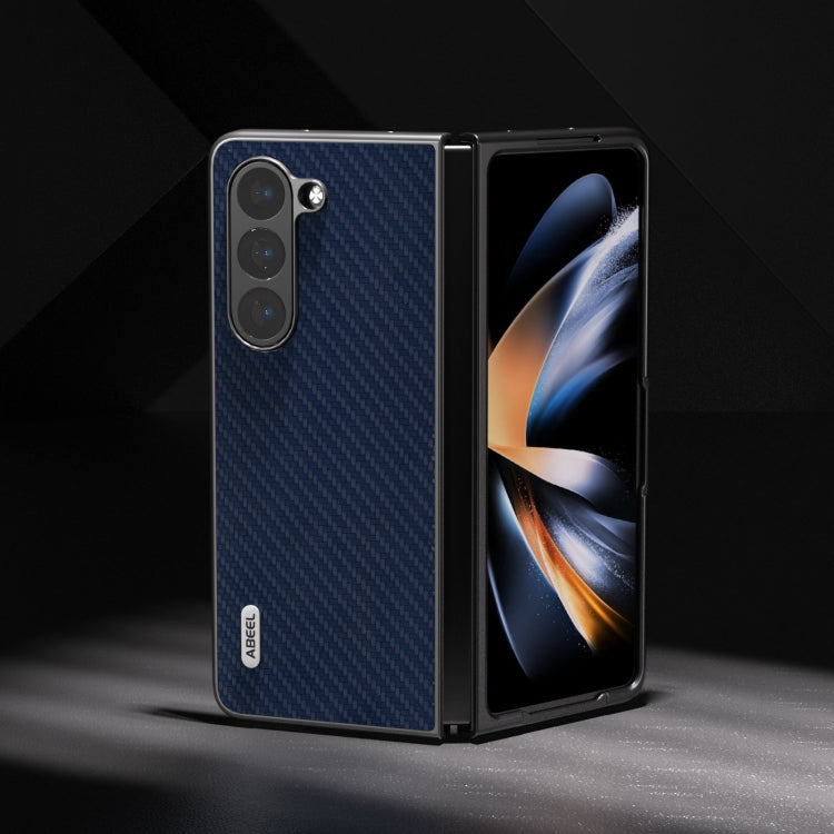 For Samsung Galaxy Z Fold6 ABEEL Carbon Fiber Texture Protective Phone Case