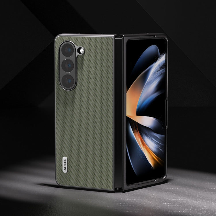 For Samsung Galaxy Z Fold6 ABEEL Carbon Fiber Texture Protective Phone Case
