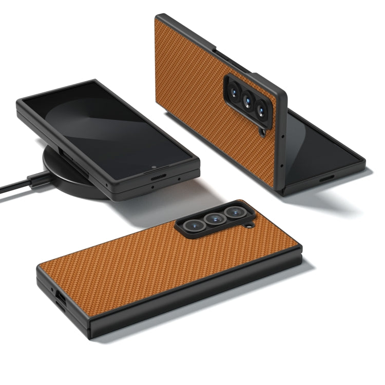 For Samsung Galaxy Z Fold Special ABEEL Carbon Fiber Texture Protective Phone Case