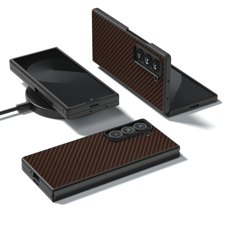 For Samsung Galaxy Z Fold Special ABEEL Carbon Fiber Texture Protective Phone Case