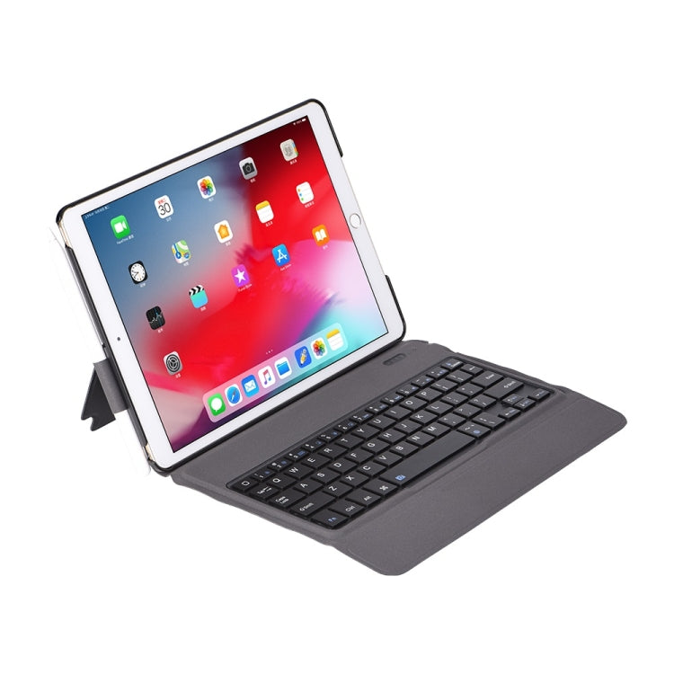 For iPad 10.2 T1015 Horizontal Flip Bluetooth Keyboard Leather Case with Holder