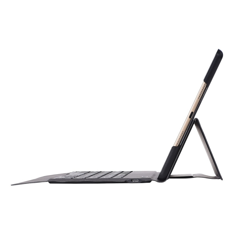 For iPad 10.2 T1015 Horizontal Flip Bluetooth Keyboard Leather Case with Holder