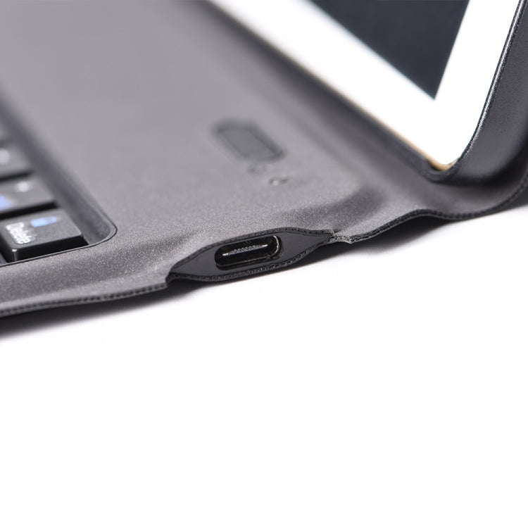 For iPad 10.2 T1015 Horizontal Flip Bluetooth Keyboard Leather Case with Holder