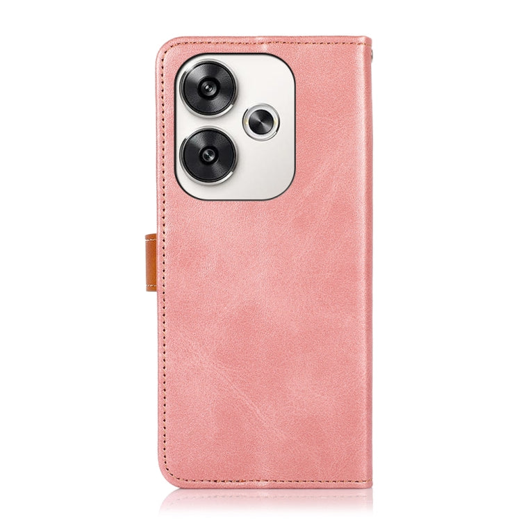 For Xiaomi Poco F6 / Redmi Turbo 3 KHAZNEH Cowhide Texture Flip Leather Phone Case