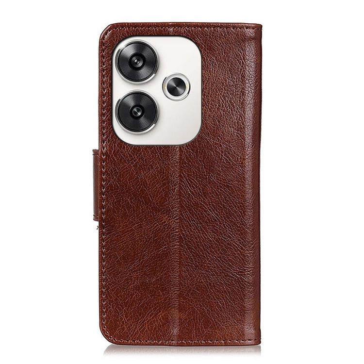 For Xiaomi Poco F6 / Redmi Turbo 3 Nappa Texture Horizontal Flip Leather Phone Case