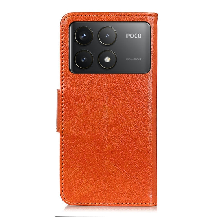For Xiaomi Poco F6 Pro Nappa Texture Horizontal Flip Leather Phone Case