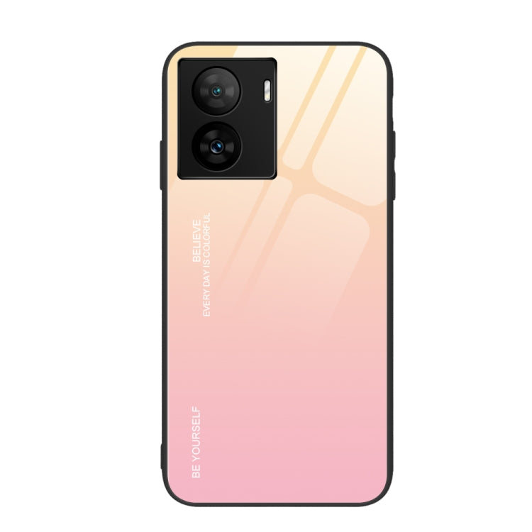 For vivo iQOO Z7 Gradient Color Glass Phone Case