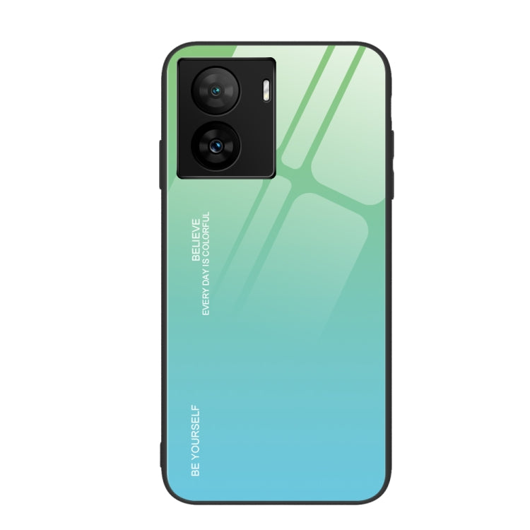 For vivo iQOO Z7 Gradient Color Glass Phone Case