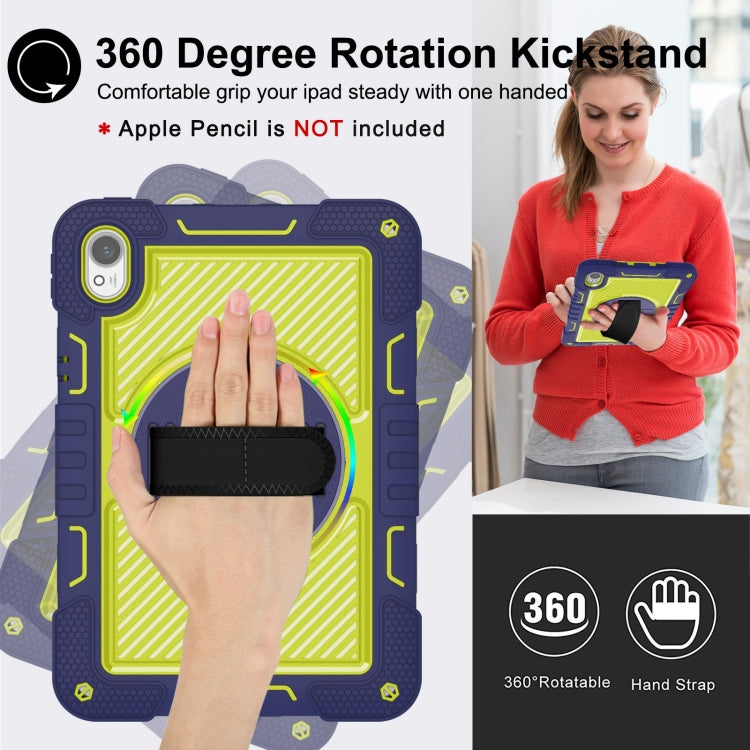 For Huawei MatePad 11.5 2023 360 Degree Rotation PC Contrast Silicone Tablet Case