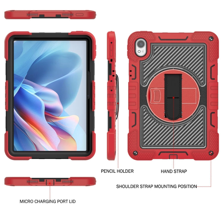 For Huawei MatePad 11.5 2023 360 Degree Rotation PC Contrast Silicone Tablet Case