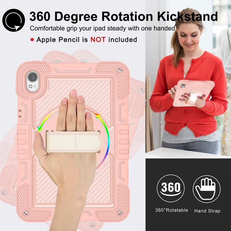 For Huawei MatePad 11.5 2023 360 Degree Rotation PC Contrast Silicone Tablet Case