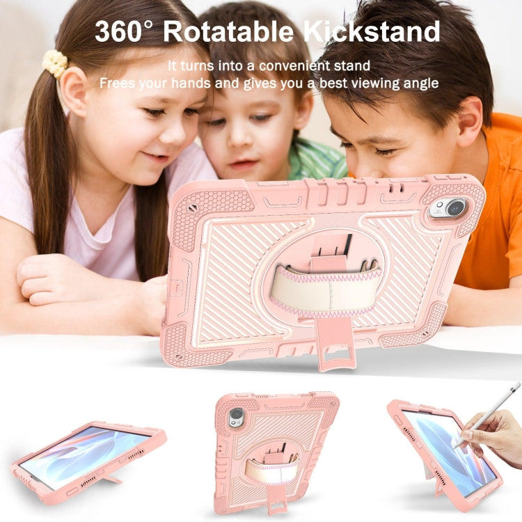 For Huawei MatePad 11.5 2023 360 Degree Rotation PC Contrast Silicone Tablet Case