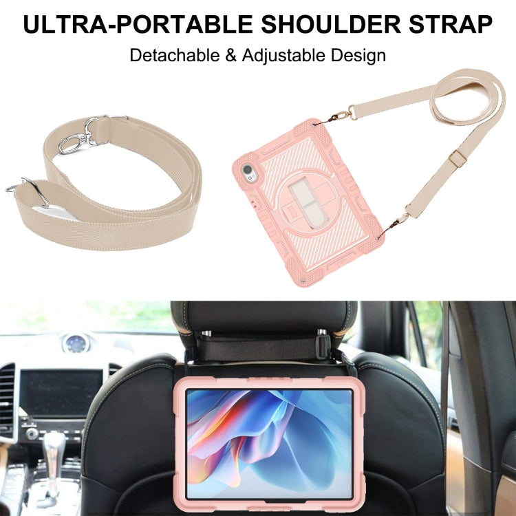 For Huawei MatePad 11.5 2023 360 Degree Rotation PC Contrast Silicone Tablet Case