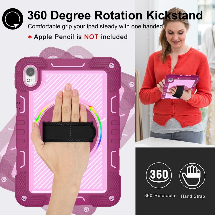 For Huawei MatePad 11.5 2023 360 Degree Rotation PC Contrast Silicone Tablet Case