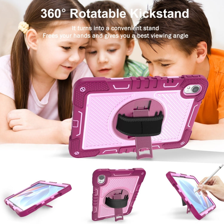 For Huawei MatePad 11.5 2023 360 Degree Rotation PC Contrast Silicone Tablet Case