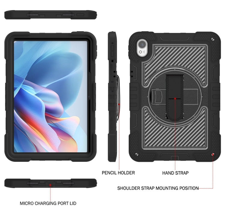 For Huawei MatePad 11.5 2023 360 Degree Rotation PC Contrast Silicone Tablet Case