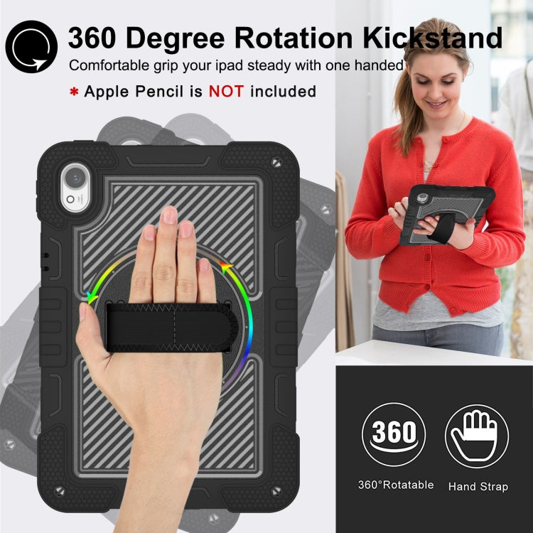 For Huawei MatePad 11.5 2023 360 Degree Rotation PC Contrast Silicone Tablet Case