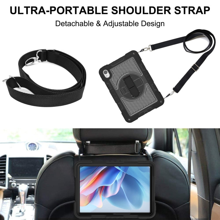For Huawei MatePad 11.5 2023 360 Degree Rotation PC Contrast Silicone Tablet Case
