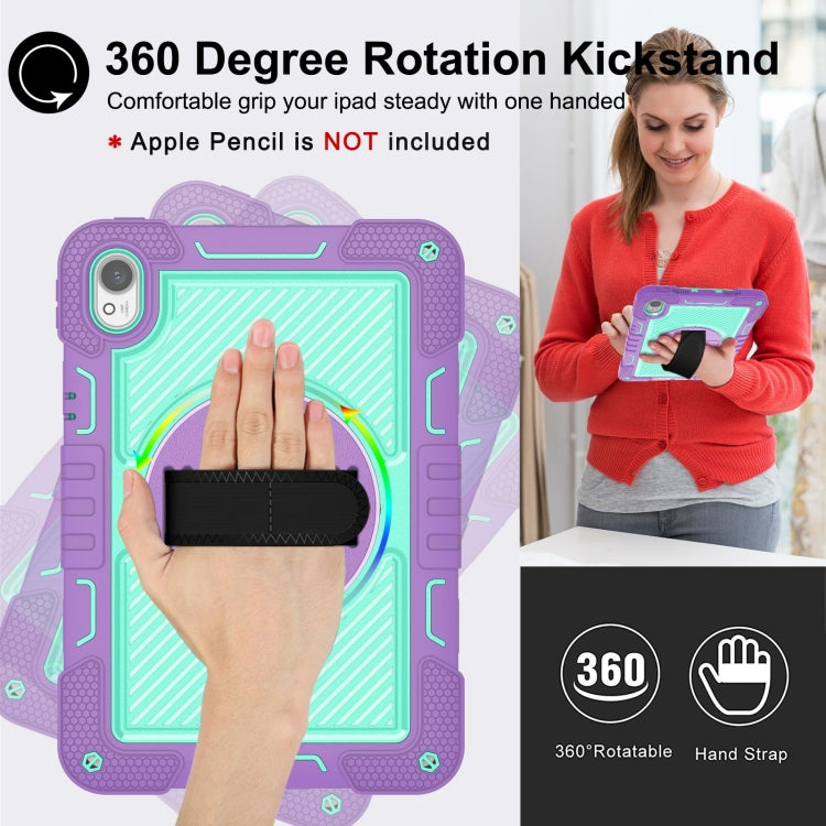For Huawei MatePad 11.5 2023 360 Degree Rotation PC Contrast Silicone Tablet Case