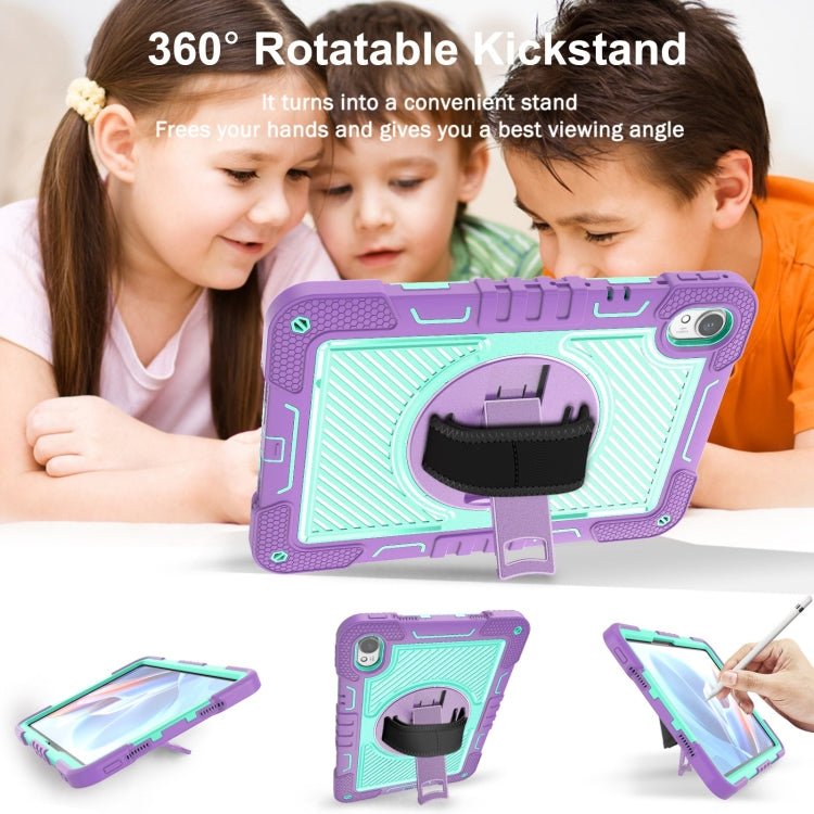 For Huawei MatePad 11.5 2023 360 Degree Rotation PC Contrast Silicone Tablet Case