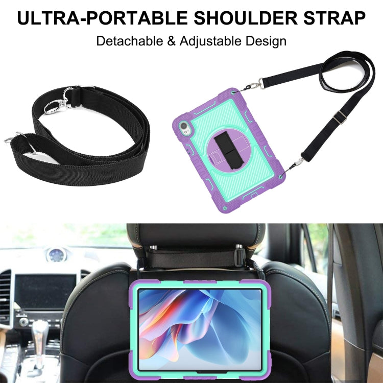 For Huawei MatePad 11.5 2023 360 Degree Rotation PC Contrast Silicone Tablet Case