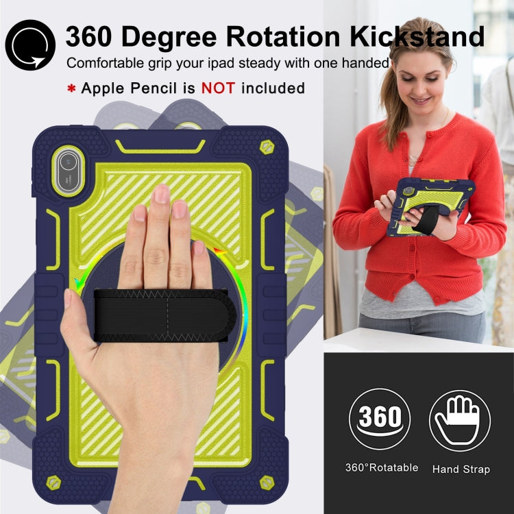 For Huawei MatePad SE 11 360 Degree Rotation PC Contrast Silicone Tablet Case