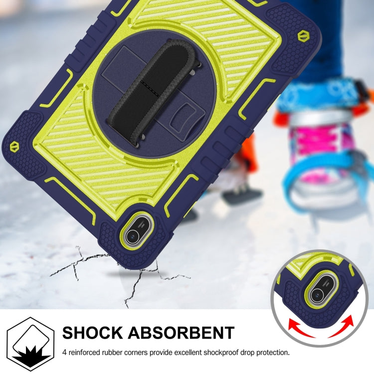 For Huawei MatePad SE 11 360 Degree Rotation PC Contrast Silicone Tablet Case