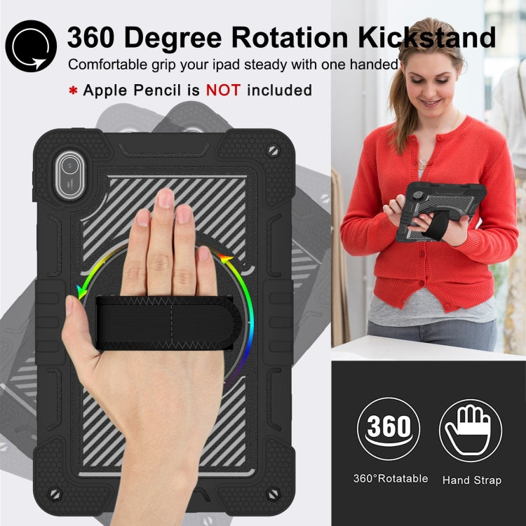 For Huawei MatePad SE 11 360 Degree Rotation PC Contrast Silicone Tablet Case