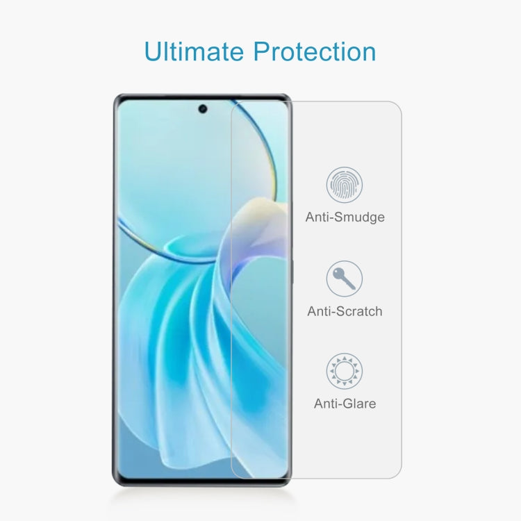 For vivo Y300+ 10pcs 0.26mm 9H 2.5D Tempered Glass Film