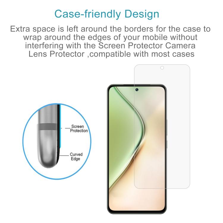 For vivo Y200 India 10pcs 0.26mm 9H 2.5D Tempered Glass Film