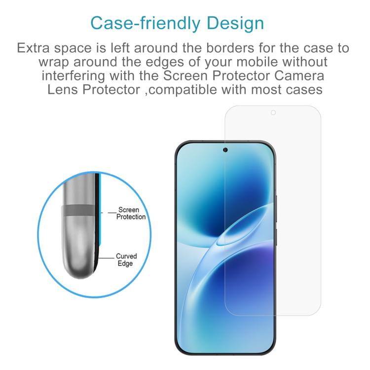 For vivo V70 Elite 5G 10pcs 0.26mm 9H 2.5D Tempered Glass Film