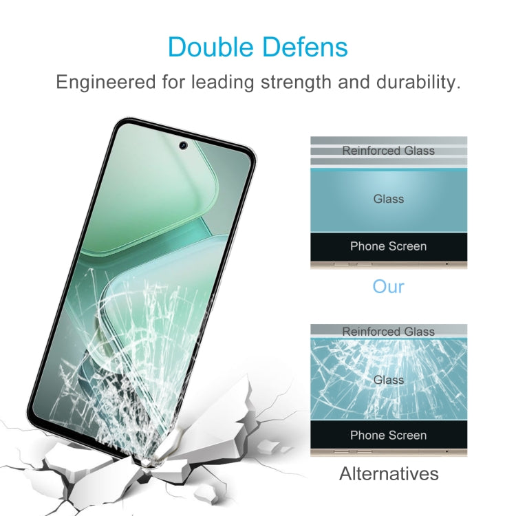 For vivo V40e 50pcs 0.26mm 9H 2.5D Tempered Glass Film