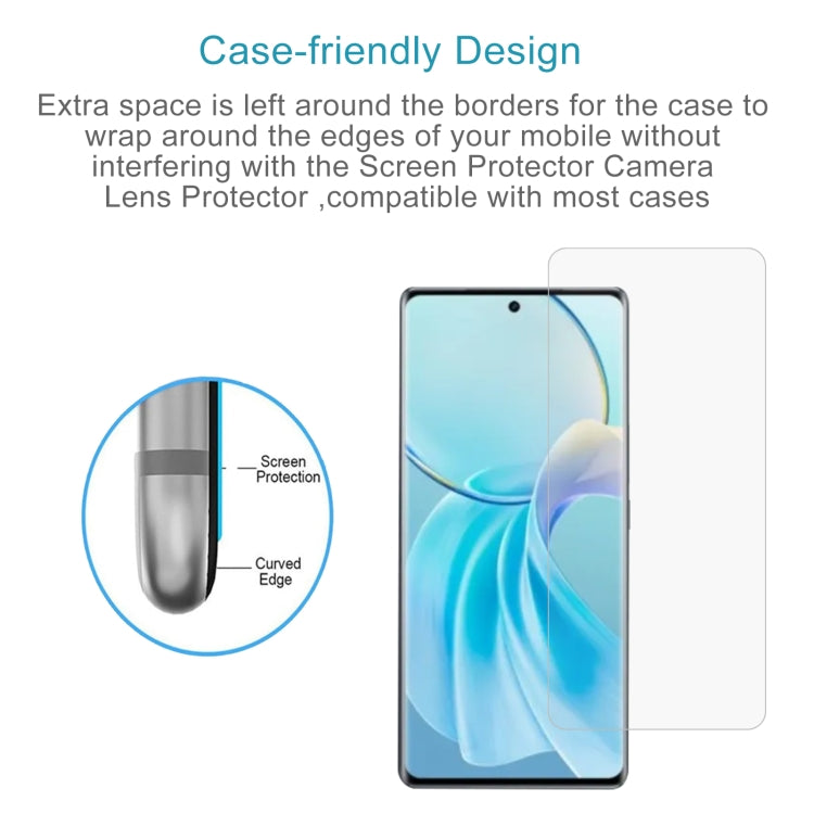 For vivo Y300+ 50pcs 0.26mm 9H 2.5D Tempered Glass Film