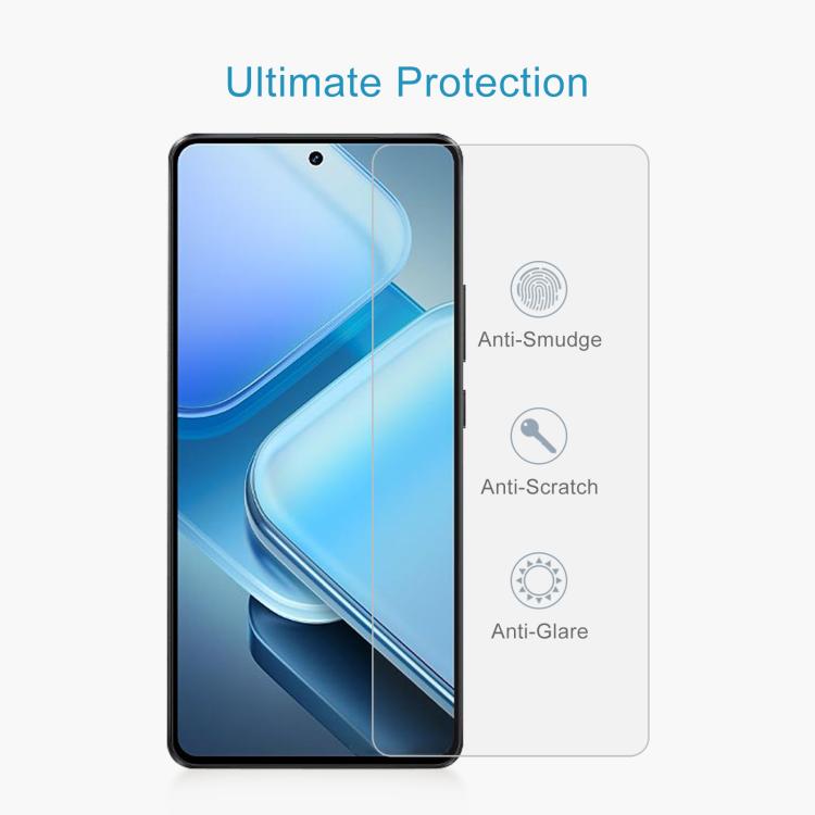 For vivo iQOO Z9 Turbo Endurance 50pcs 0.26mm 9H 2.5D Tempered Glass Film