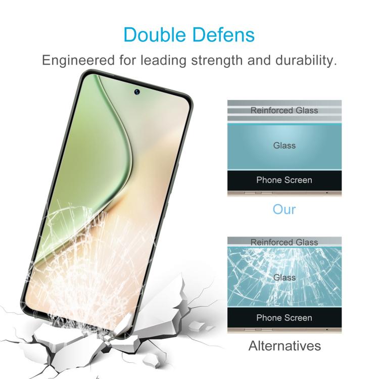For vivo Y200 India 50pcs 0.26mm 9H 2.5D Tempered Glass Film