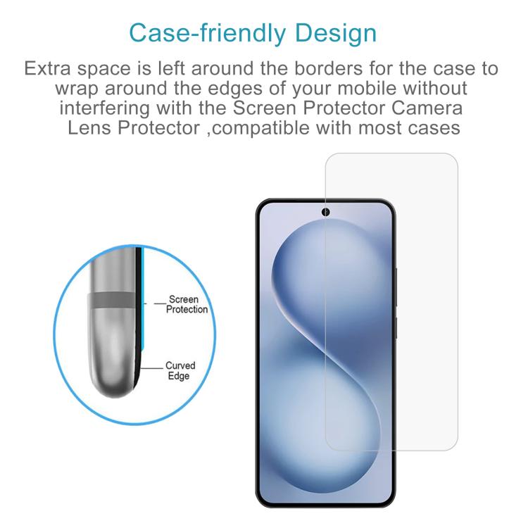 For vivo V60 5G 50pcs 0.26mm 9H 2.5D Tempered Glass Film