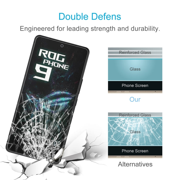 For Asus ROG Phone 9 10pcs 0.26mm 9H 2.5D Tempered Glass Film