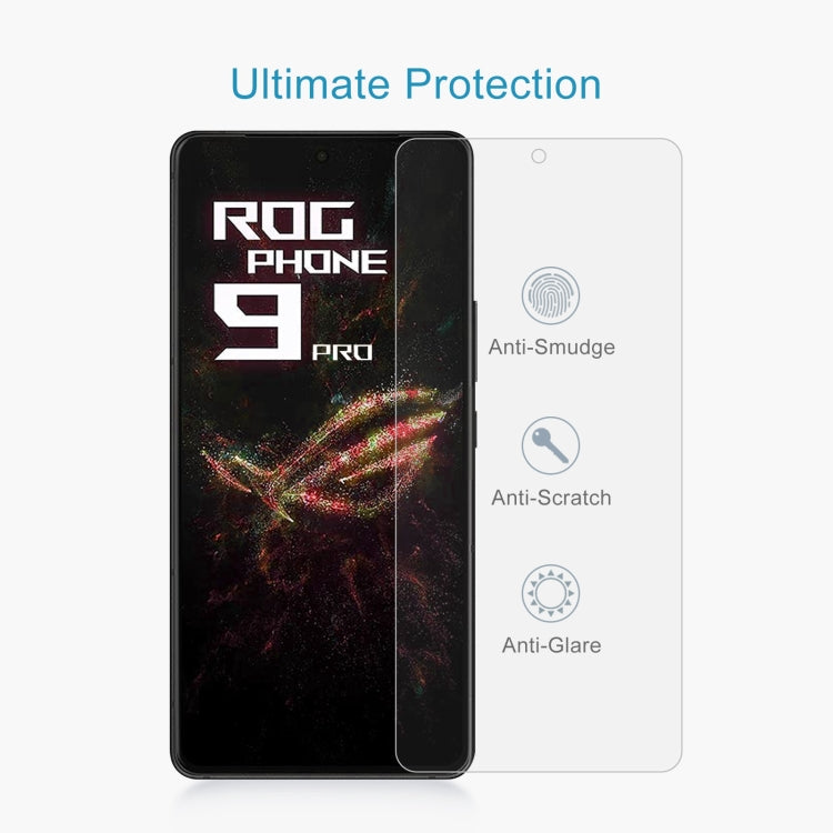 For Asus ROG Phone 9 Pro 10pcs 0.26mm 9H 2.5D Tempered Glass Film