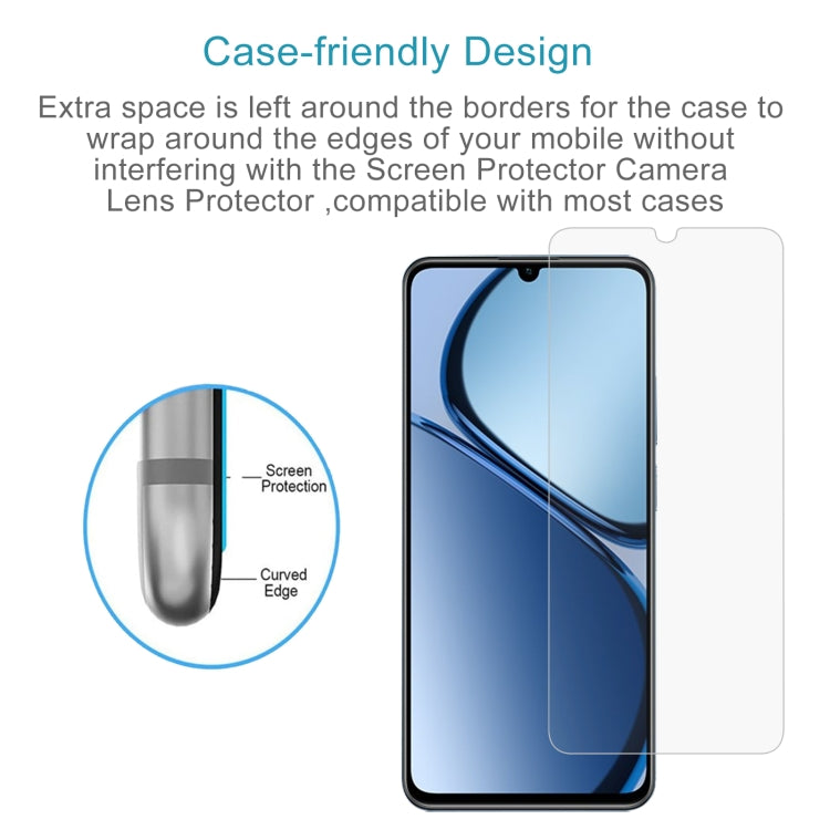 For Realme C65s 10pcs 0.26mm 9H 2.5D Tempered Glass Film