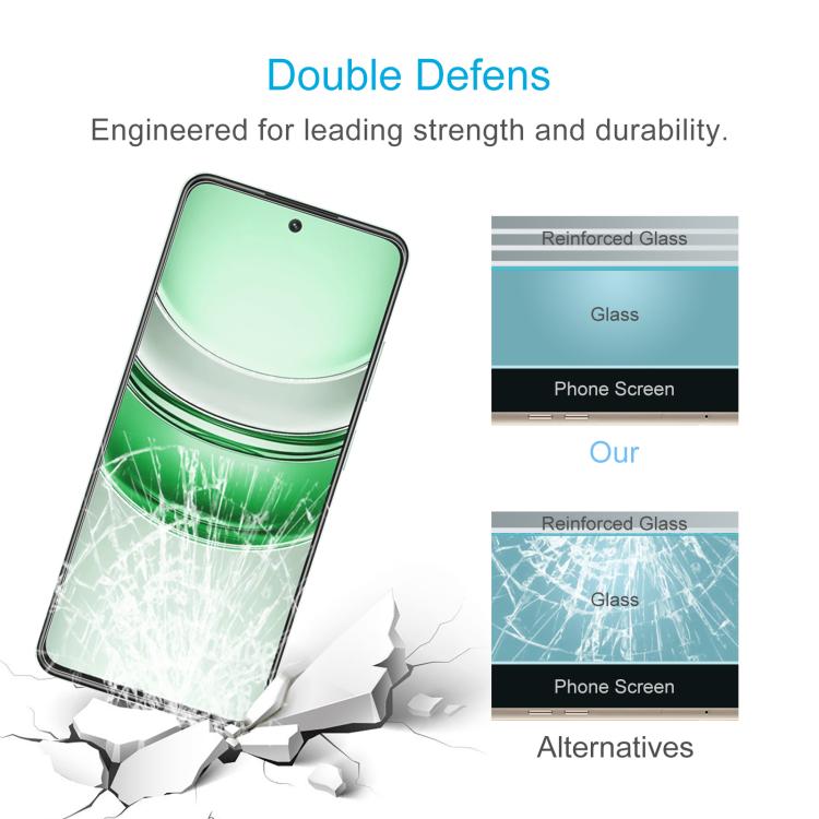 For Realme V70s 10pcs 0.26mm 9H 2.5D Tempered Glass Film