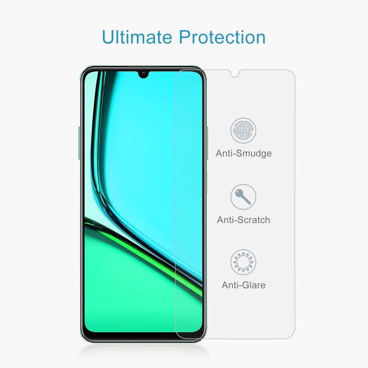 For Realme C51s 10pcs 0.26mm 9H 2.5D Tempered Glass Film