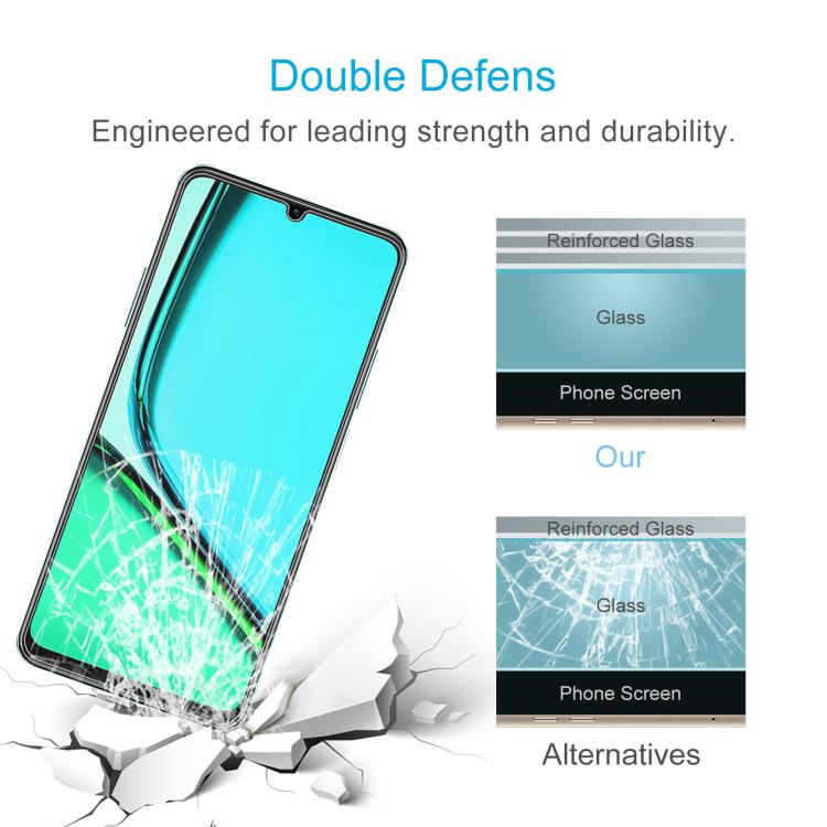 For Realme C51s 10pcs 0.26mm 9H 2.5D Tempered Glass Film
