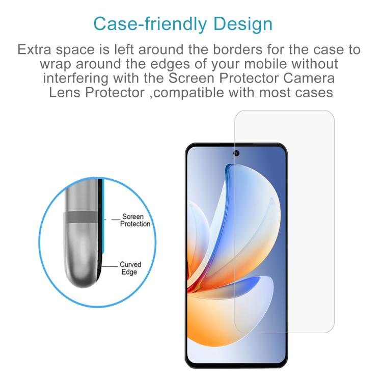 For Realme C71 India 10pcs 0.26mm 9H 2.5D Tempered Glass Film
