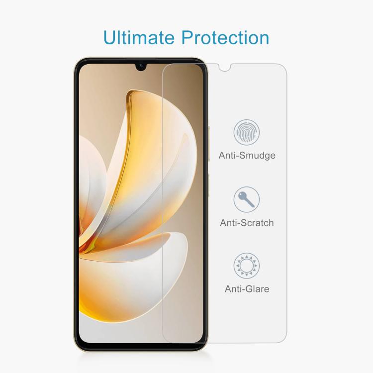 For Realme Note 70T 4G 10pcs 0.26mm 9H 2.5D Tempered Glass Film