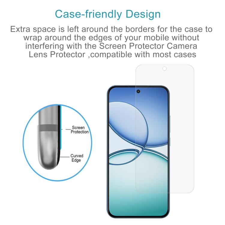 For Realme 15T 5G 10pcs 0.26mm 9H 2.5D Tempered Glass Film