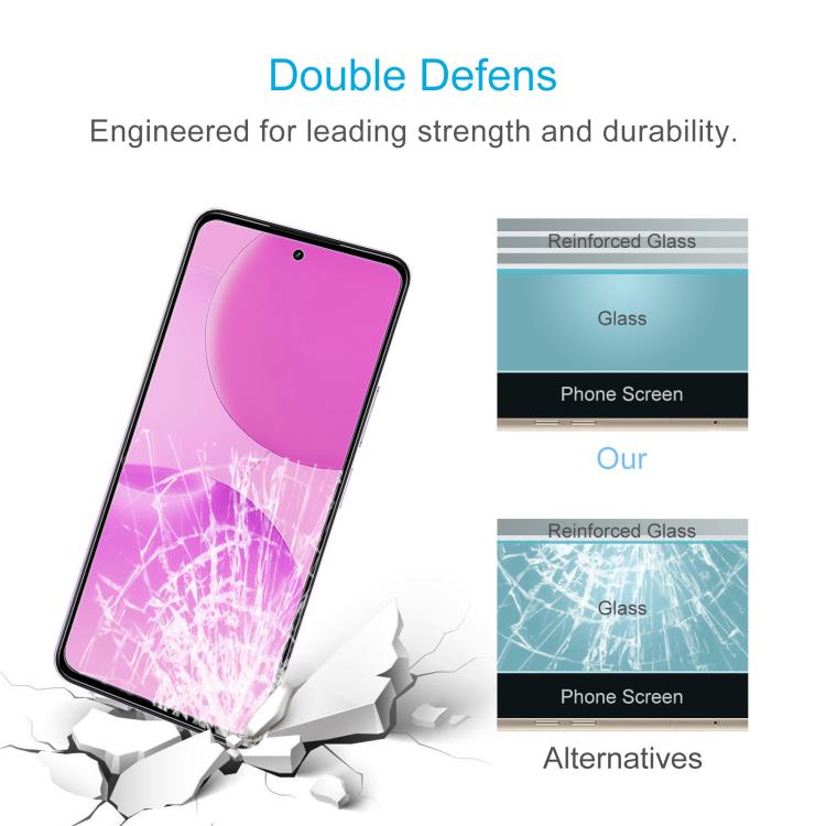 For Realme P4x 5G 10pcs 0.26mm 9H 2.5D Tempered Glass Film