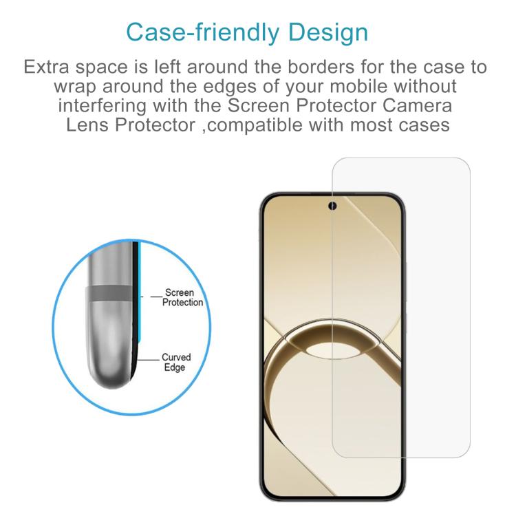 For Realme 16 5G 10pcs 0.26mm 9H 2.5D Tempered Glass Film
