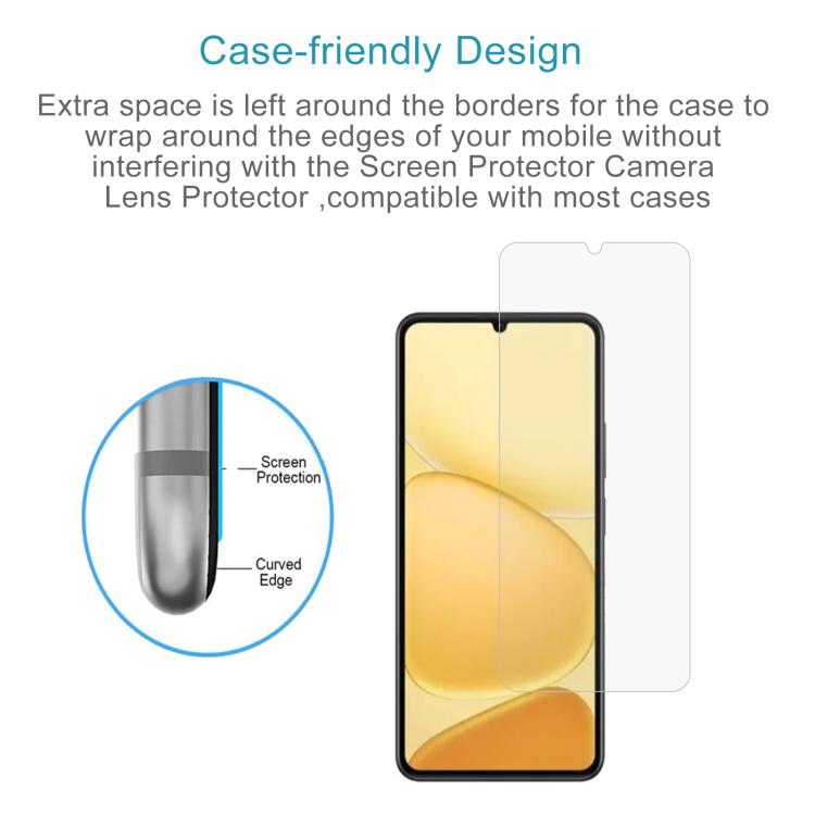 For Realme Note 80 4G 10pcs 0.26mm 9H 2.5D Tempered Glass Film