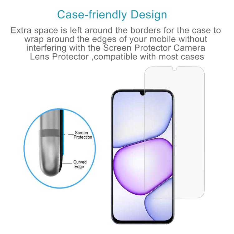 For Realme C100 5G 10pcs 0.26mm 9H 2.5D Tempered Glass Film