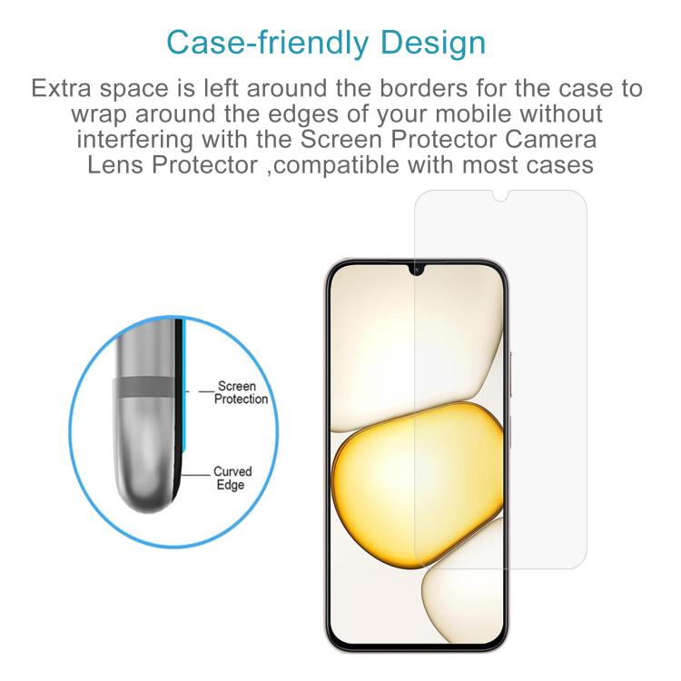 For Realme C100x 4G 10pcs 0.26mm 9H 2.5D Tempered Glass Film